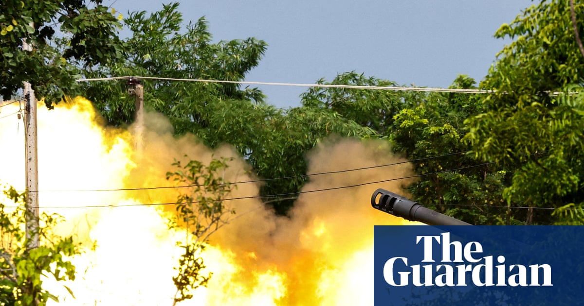 9DashLine's tweet card. Thousands of people have been evacuated from either side of the border, while fighting has left at least 32 people dead
