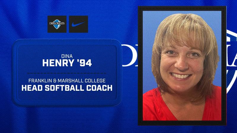 GoDiplomats's tweet card. LANCASTER, Pa. – A two-sport standout and distinguished leader in athletics, Dina Henry (nee White) '94 has been announced as the head coach of the Franklin & Marshall softball program. Henry returns...