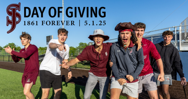 SJCIfootball's tweet card. Join me and make a gift to St. Joe's Day of Giving! Brotherhood Starts Here.