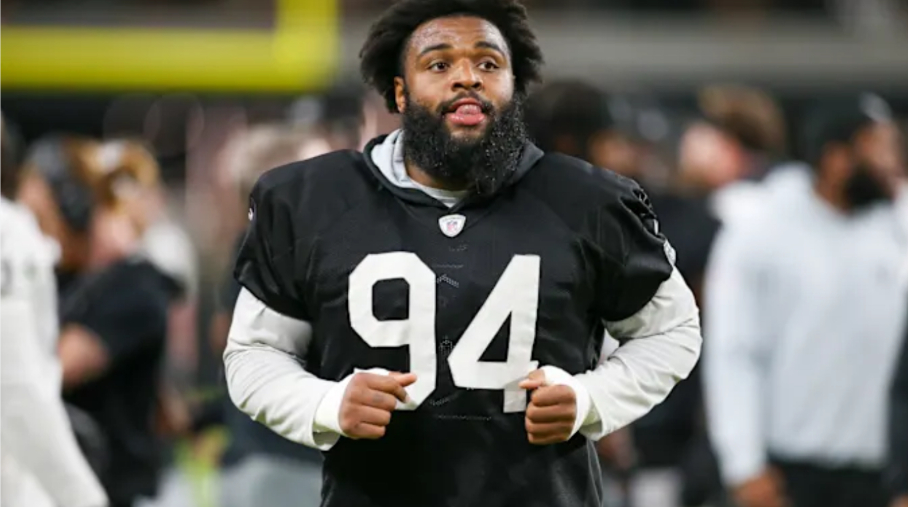 RaidersBeat's tweet card. The Raiders have parted ways with Christian Wilkins, but they’ll be connected to their...