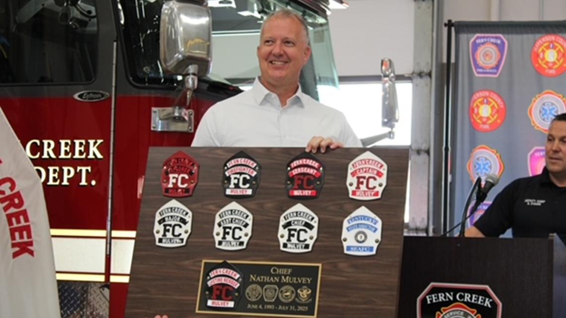 WHAS11's tweet card. Fern Creek Fire said Chief Nathan Mulvey's legacy will continue to influence the department for years to come.