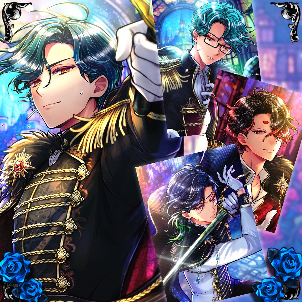 akuneko_shop's tweet card. 好きな執事を選んで購入できるブロマイドです。    販売開始から2週間後までの期間は割引価格でご購入可能です。（50円OFF）割引価格適用期間　2025/8/8　正午12:00まで