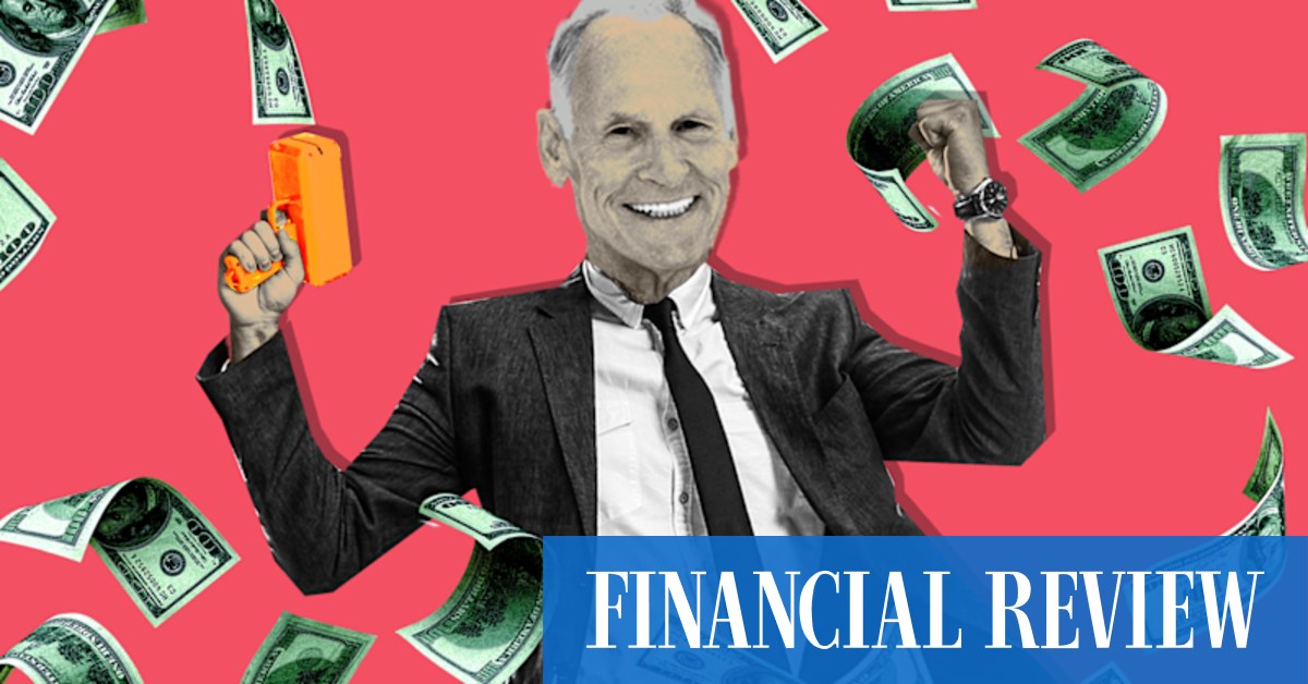 FinancialReview's tweet card. After a brush with death, Carl Barney realised he would never see the joy his money would bring. So he asked his friends to spend it on being happy.