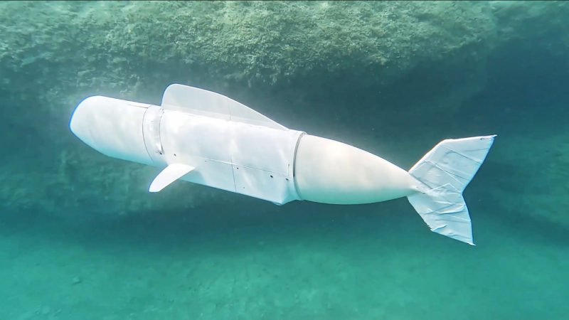 srl_ethz's tweet card. Scientists are collecting environmental DNA using an autonomous robot fish, to learn more about life below the waves.