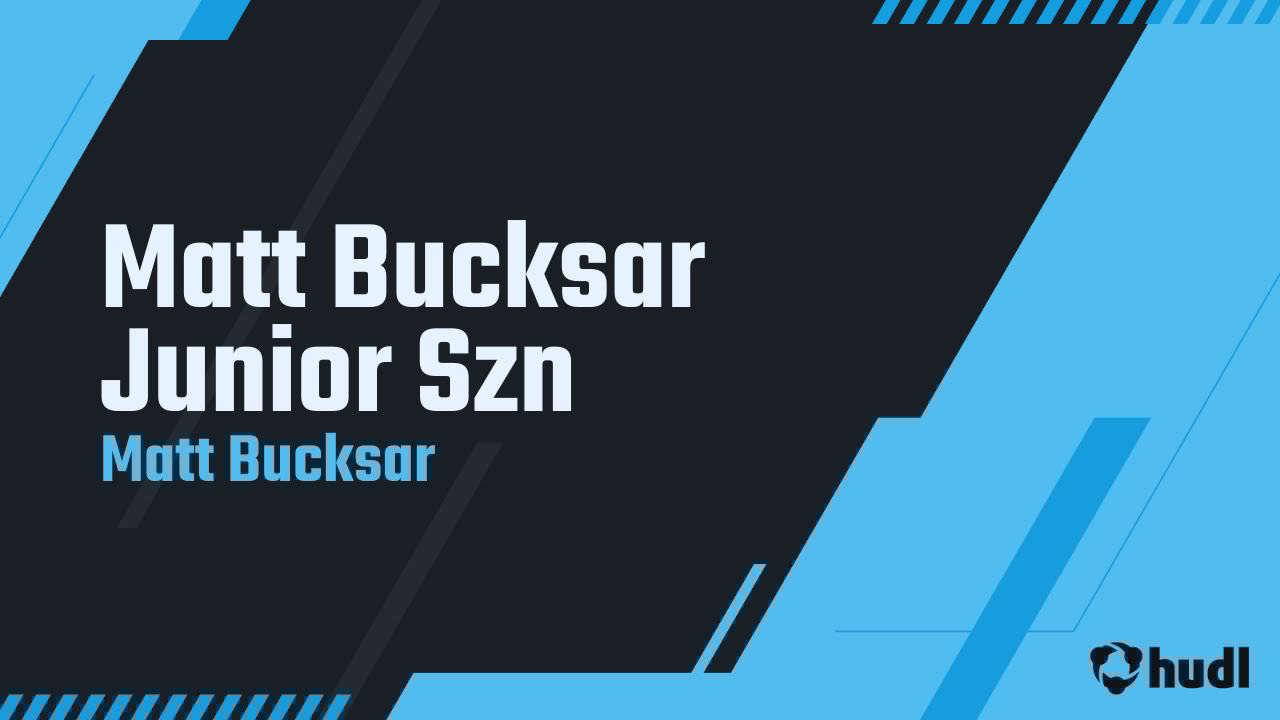 BucksarJr's tweet card. Matt Bucksar Junior Szn