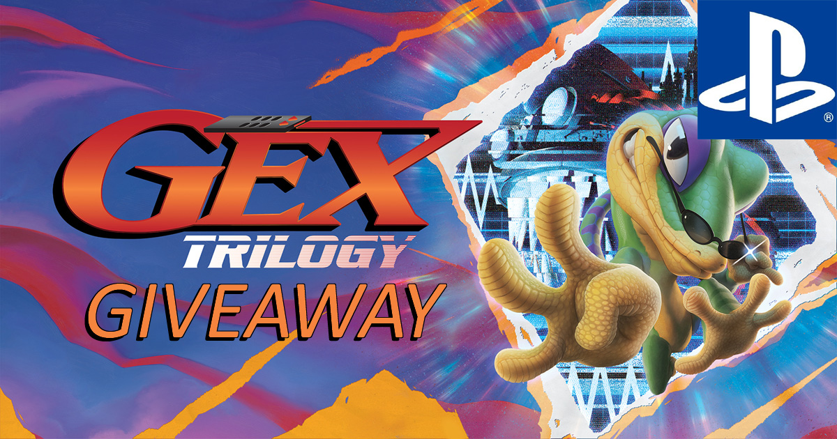 VideoChums's tweet card. Enter our contest for a chance to win a North American download code for Gex Trilogy on PlayStation 5.