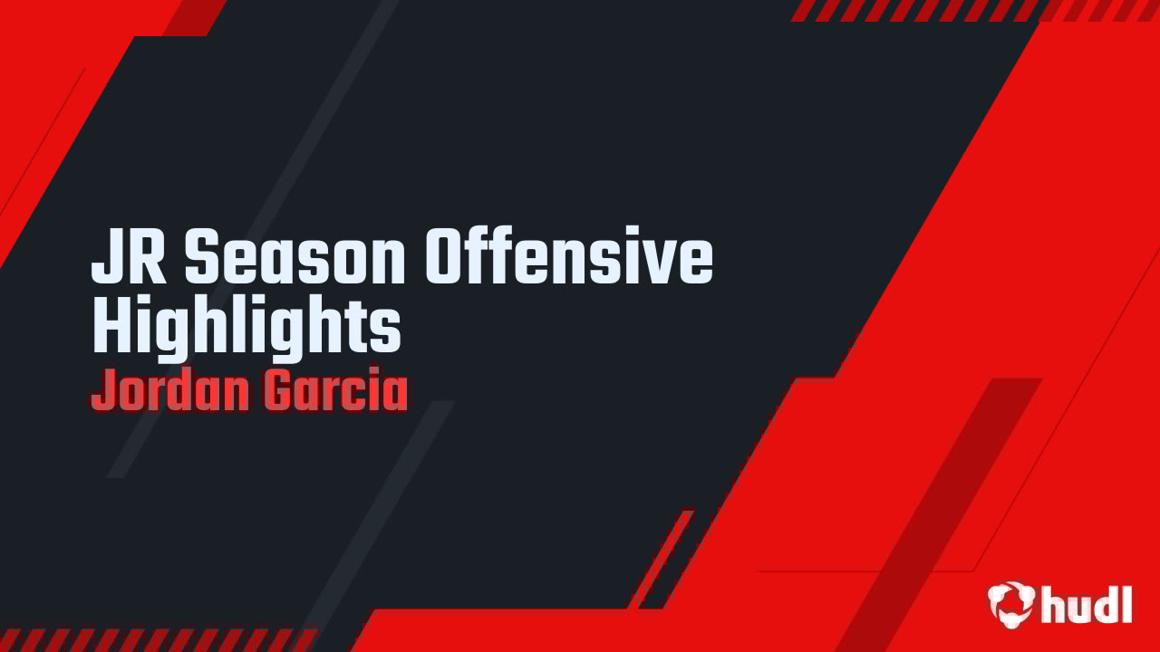 JGnumba8's tweet card. JR Season Offensive Highlights