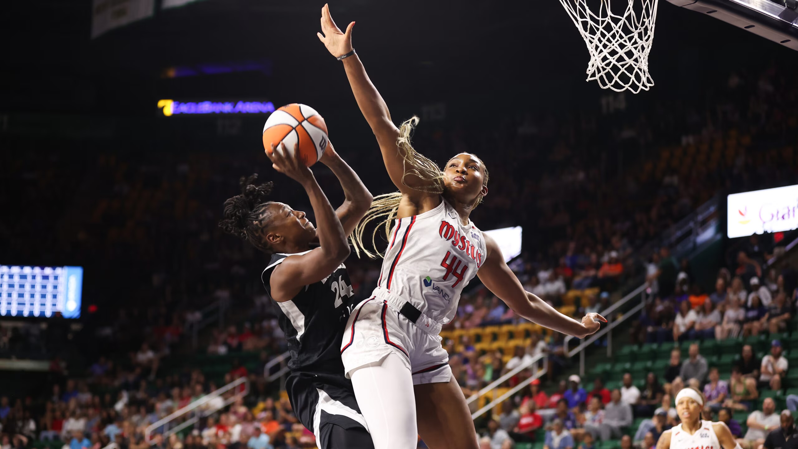 LegacyMakerSPN's tweet card. By: Jaden Golding Headline Photo Credit: WNBA FAIRFAX, VA — Shakira Austin made a putback shot with 39.8 seconds left on the clock that ended up being the game-winning basket for the Washington...