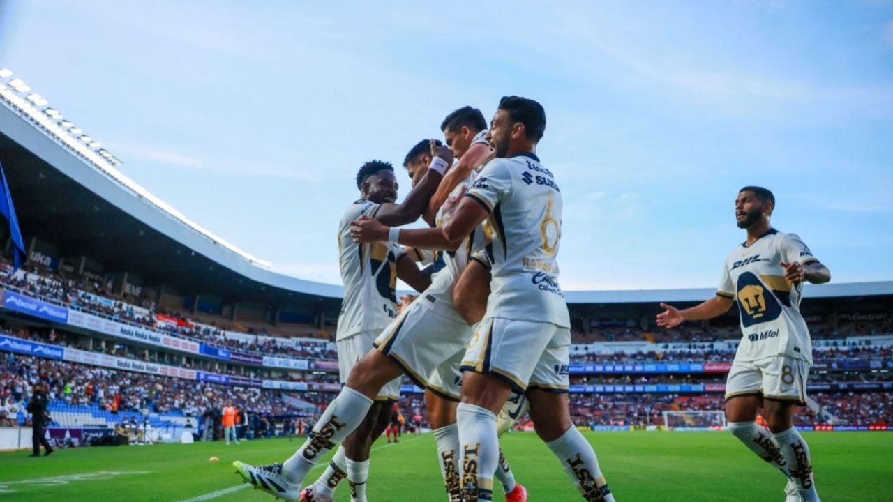 proceso's tweet card. Keylor Navas disfrutó de un tranquilo debut defendiendo el marco de Pumas, que sumó sus primeros puntos del campeonato al vencer a domicilio 2-0 a Querétaro en el torneo Apertura.