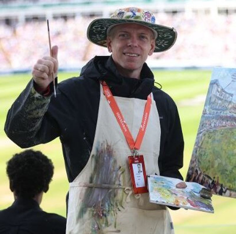 thetribunechd's tweet card. For him, Old Trafford is more than a venue — it’s a living, breathing character in cricket’s unfolding epic.