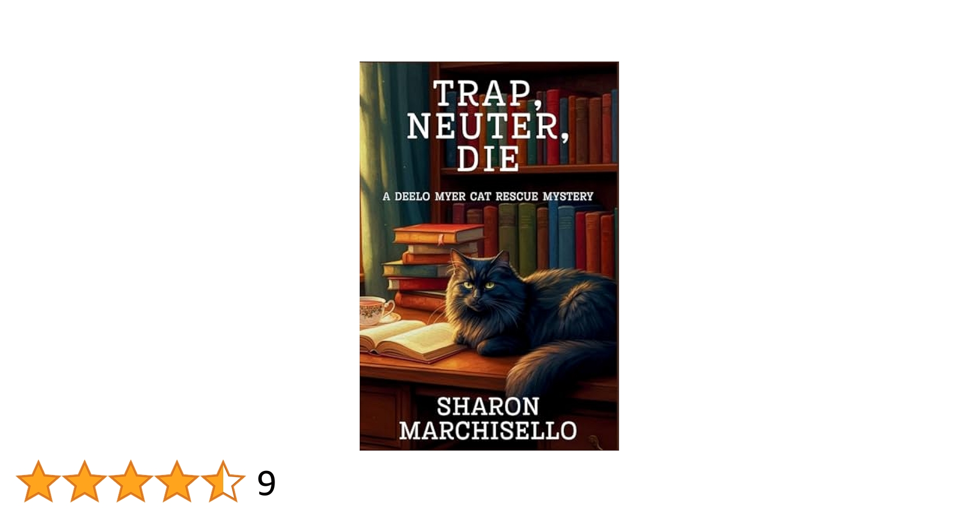 SLMarchisello's tweet card. Trap, Neuter, Die: A DeeLo Myer Cat Rescue Mystery