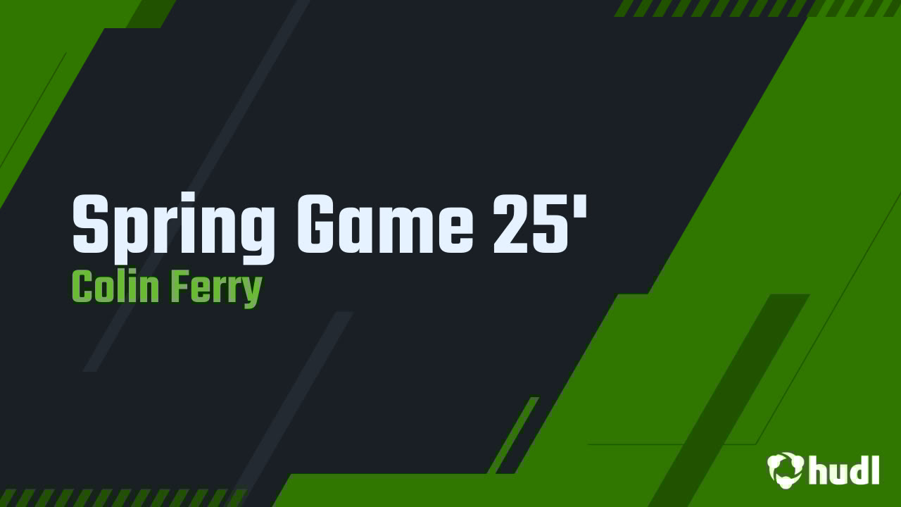 ColinFerry62's tweet card. Spring Game 25'