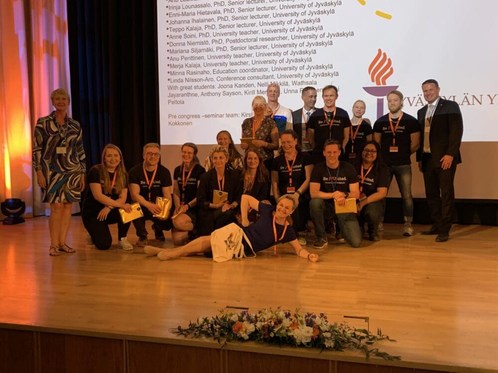 aiesep's tweet card. We made it together – Let’s do it again! Jyväskylä is a very active congress city in Finland. Every year the city of Jyväskylä awards one congress the top h ...