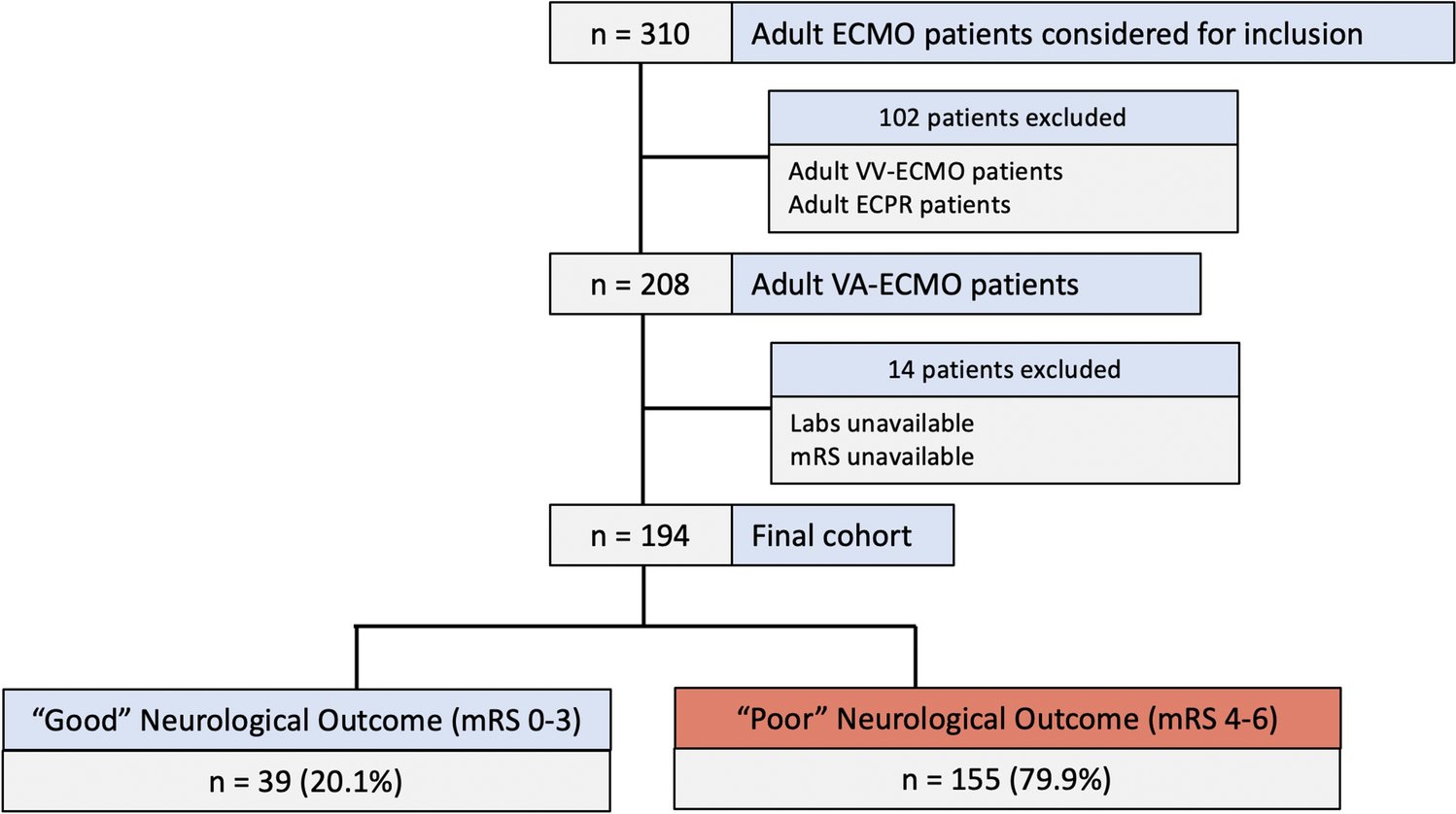 csmfisher's tweet card. Neurocritical Care - We used machine learning models incorporating rich electronic medical record (EMR) data to predict neurological outcomes after venoarterial extracorporeal membrane oxygenation...