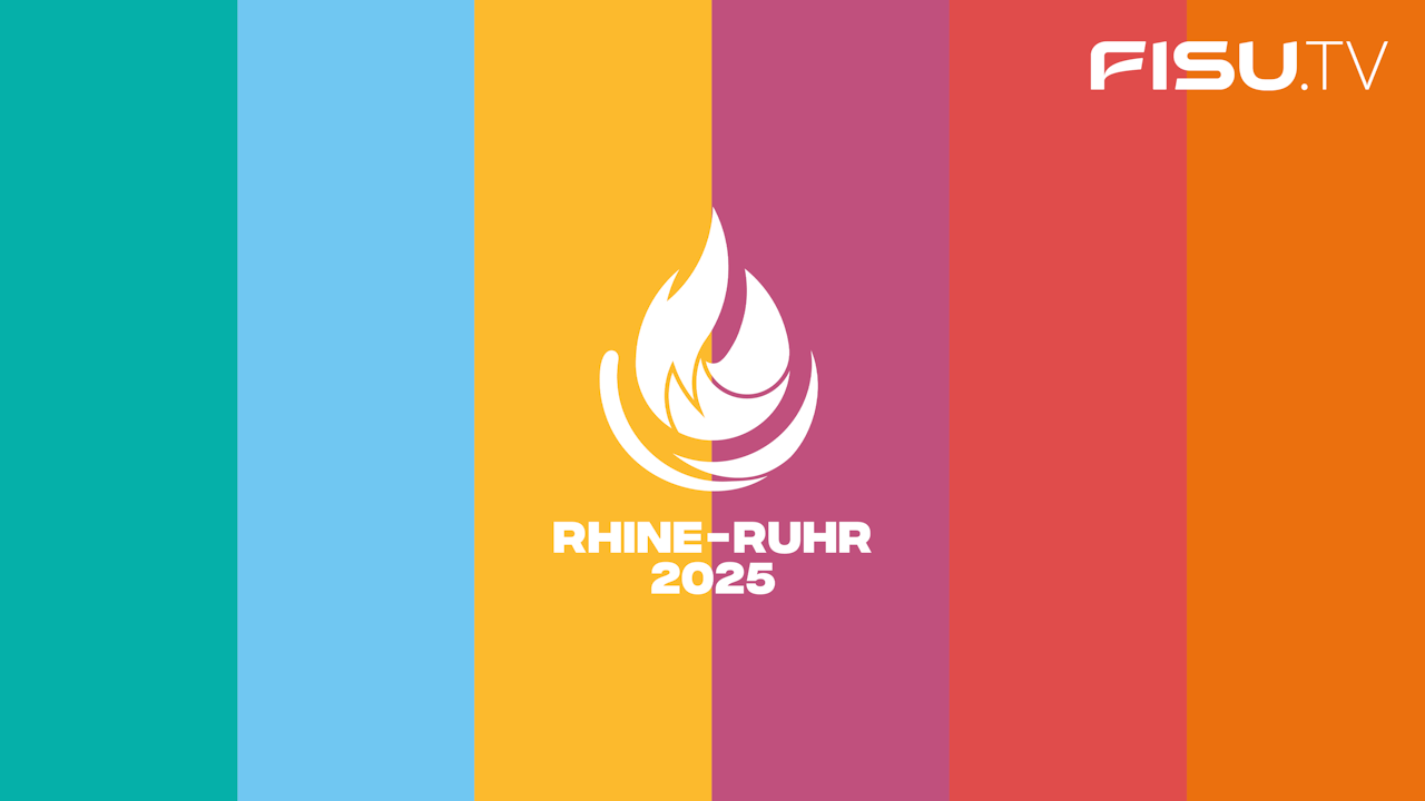 FresnoStateSwim's tweet card. Rhine Ruhr 2025 FISU Games Summer Replays - FISU.tv