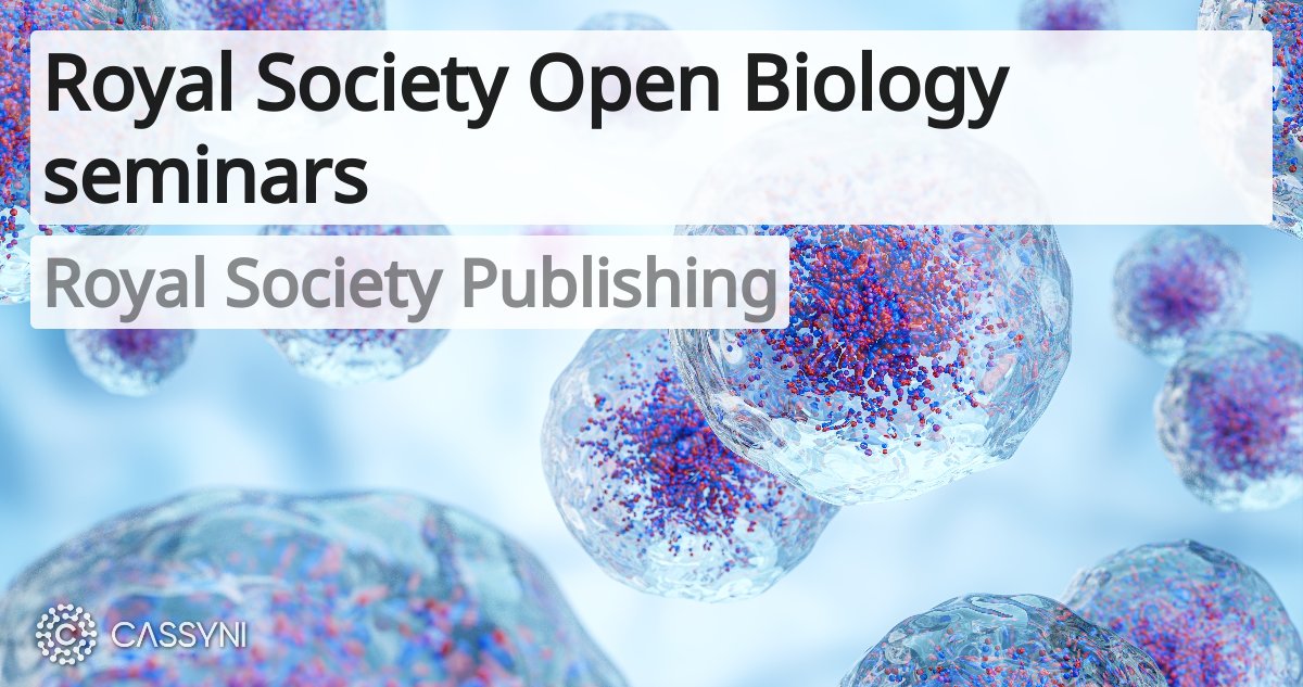rmargoneuro's tweet card. This series features a selection of seminars covering important contributions to the field of cell and molecular biology based on articles published in Royal Society Open Biology. Each talk is...