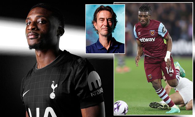 Matt_Barlow_DM's tweet card. MATT BARLOW: It had been an eventful derby game for Kudus. He opened with terrific zeal, firing West Ham ahead before Spurs replied with four goals inside half an hour and he lost his head.