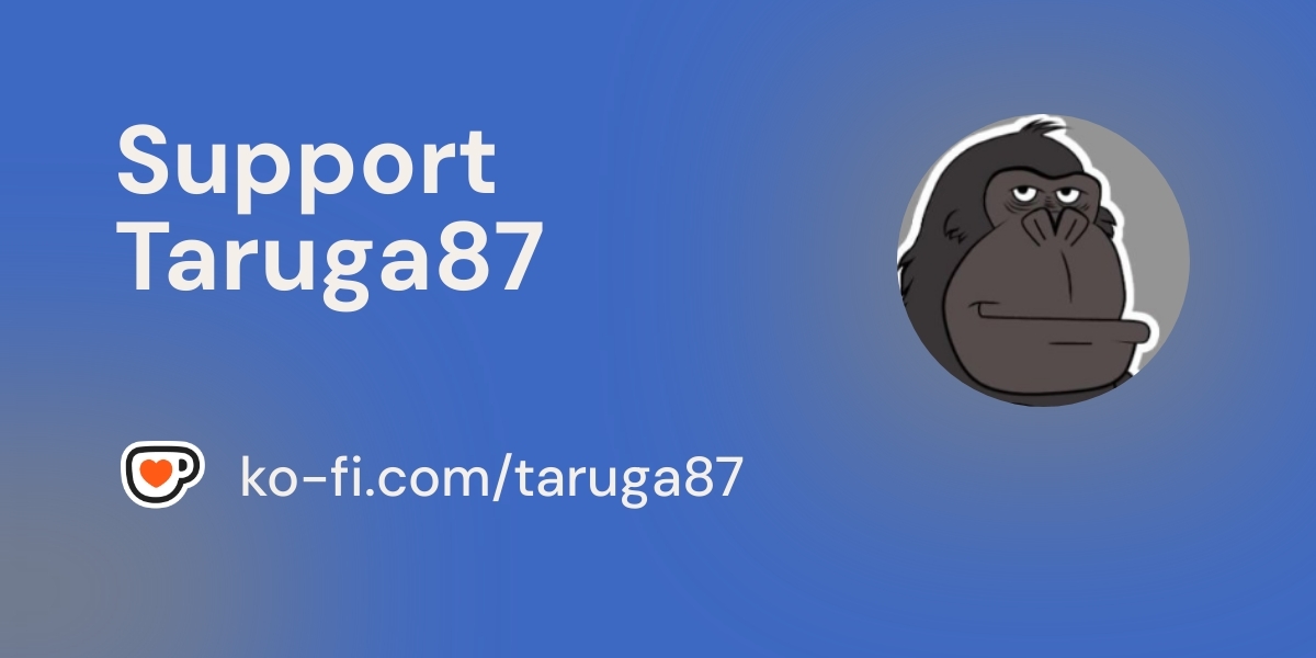 EngineerTaruga's tweet card. Support Taruga87