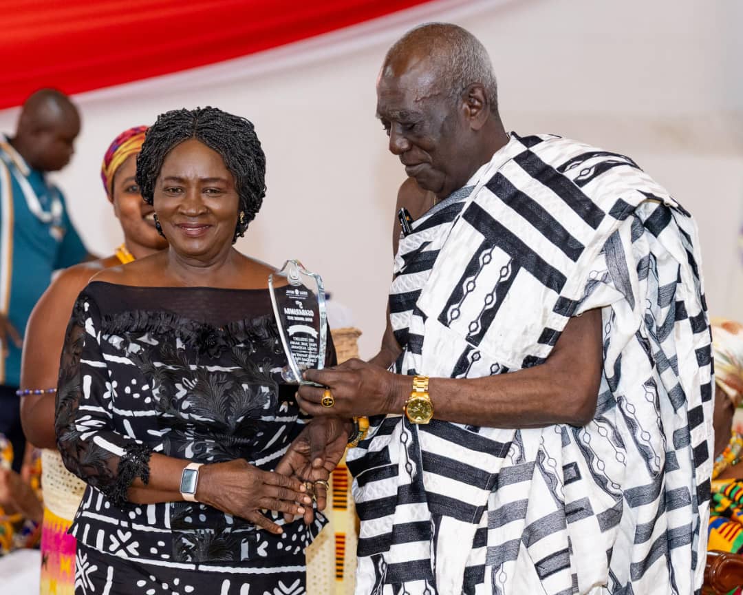 Citi973's tweet card. Vice President Professor Naana Jane Opoku-Agyemang has paid a courtesy visit to the Oguaa Traditional Council at the Emintsimadze Palace in Cape Coast, ahead