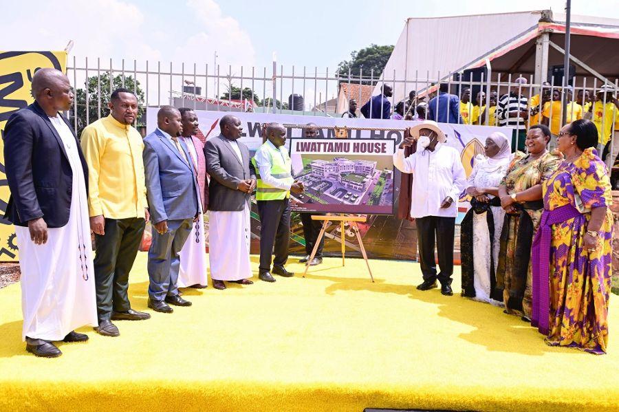 UGBulletin's tweet card. President  Museveni has called on Buganda’s cultural institutions to stand firm in safeguarding Uganda’s traditional values, as he presided over