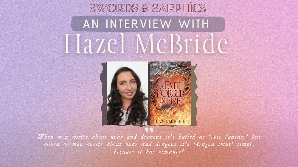 swords_sapphics's tweet card. Happy Friday! If you're looking for a new read to spend your weekend with, don't look any further. Hazel McBride's new Celtic-inspired fantasy filled with dragons, romance and political schemes is...