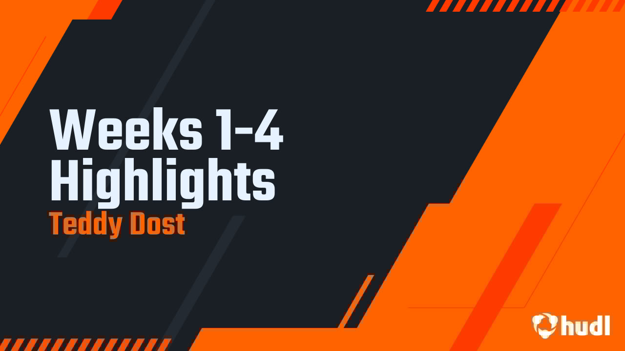 Ted_Dost's tweet card. Weeks 1-4 Highlights