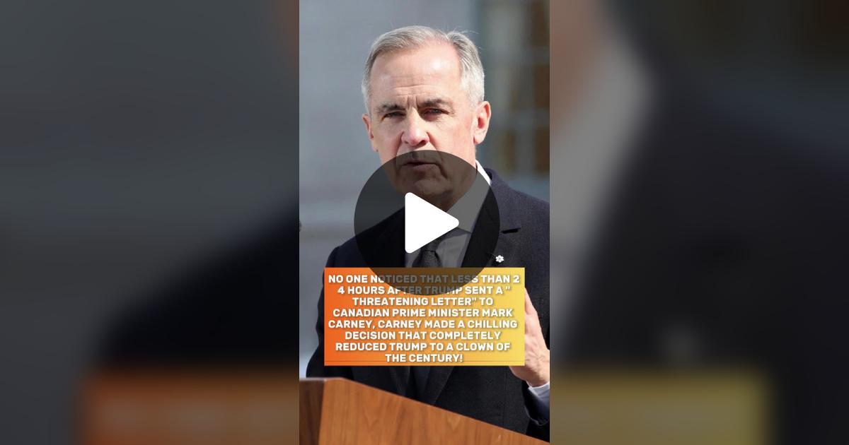 AttorneyCPA's tweet card. 6699 likes, 688 comments. “No one noticed that less than 24 hours after Trump sent a "threatening letter" to Canadian Prime Minister Mark Carney, Carney made a chilling decision that completely...
