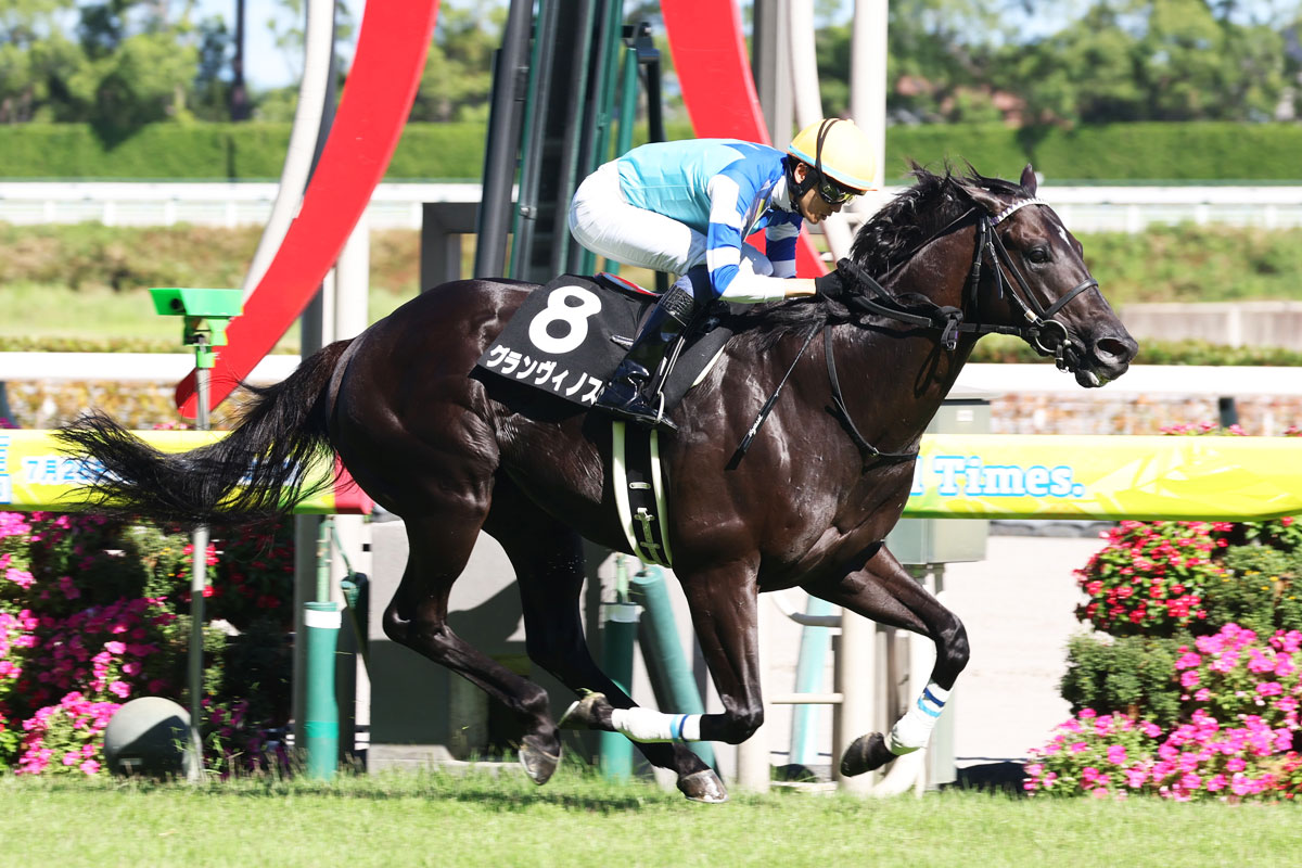 tospo_keiba's tweet card. ２６日の中京７Ｒ・関ケ原ステークスは、坂井騎乗で４番人気のグランヴィノスが勝利した