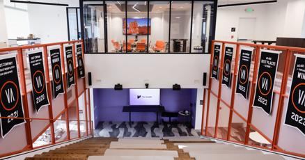 JournalNow's tweet card. Take a tour of The Variable, a Winston-Salem advertising agency located in Bailey South.