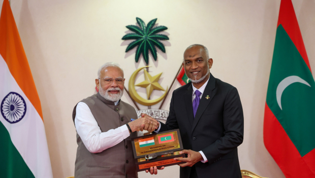 BusinessTimesIn's tweet card. India and the Maldives signed a key fisheries MoU to advance sustainable aquaculture, eco-tourism, and capacity building. The deal highlights deepening bilateral ties during PM Modi’s state visit.