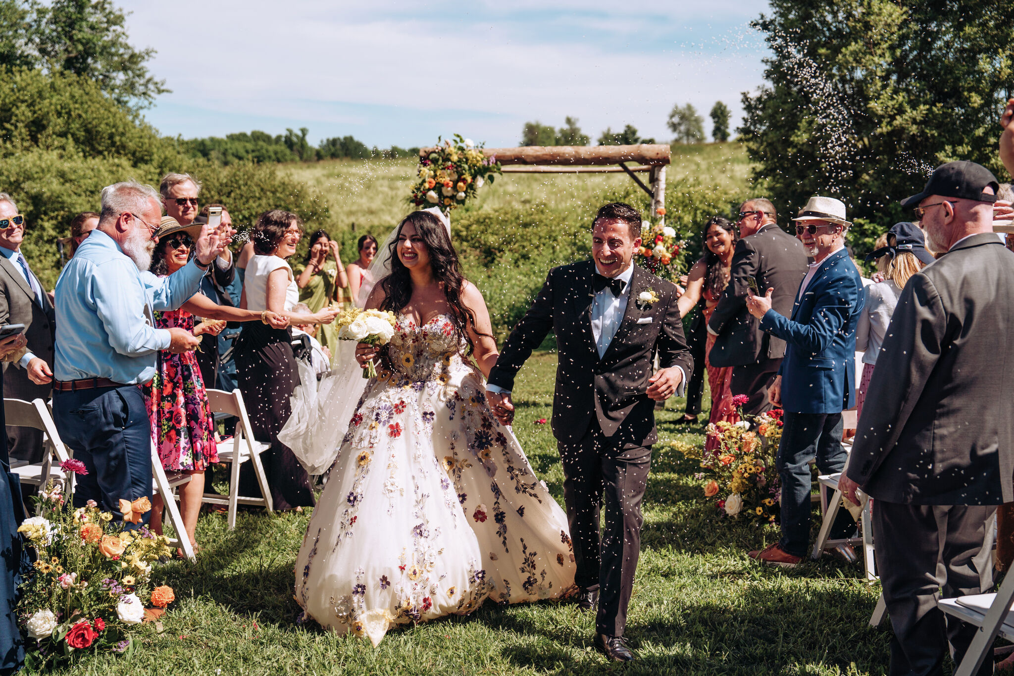 insider_ct's tweet card. “We wanted to get married in New England, and everything about South Farms felt warm, bright, and beautiful,” Priya Roy says. 