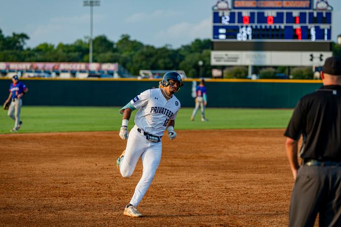 PrivateersBSB's tweet card. HOUSTON, Texas – The New Orleans Privateers left it all out on the field and spent the game applying pressure in a big rally attempt that ultimately ended in a 16-11 loss to the HCU Huskies on Friday...
