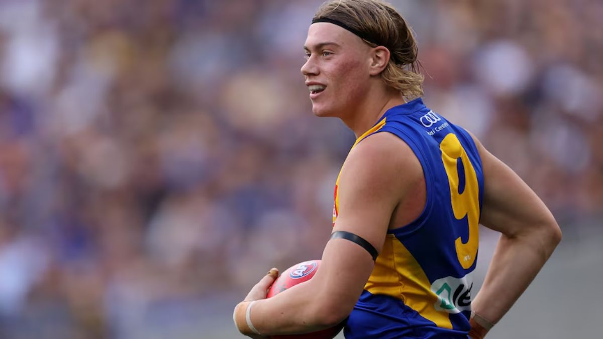 aflratings's tweet card. Harley Reid injury update.