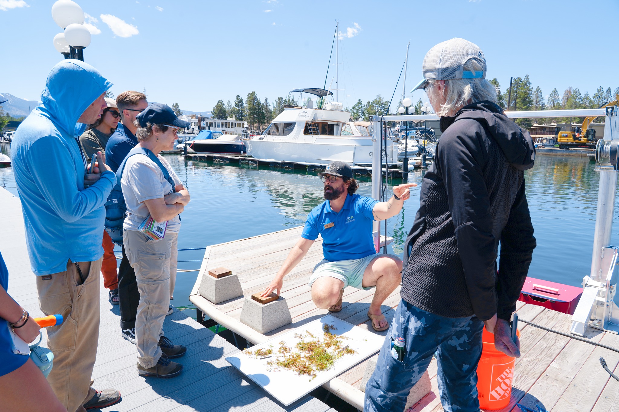 tahoekeepers's tweet card. Aquatic Invasive Species Defense Team - July-August 2025 - Keep Tahoe Blue