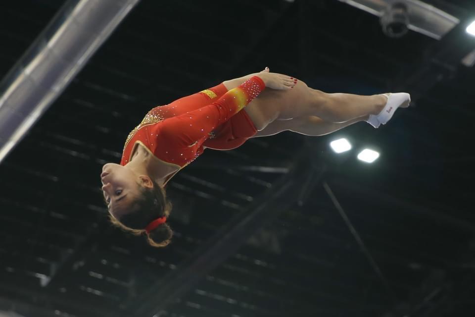 RadioMarcaAB's tweet card. Gimnasia Trampolín | 14 gimnastas manchegos estarán en el Mundial de Pamplona