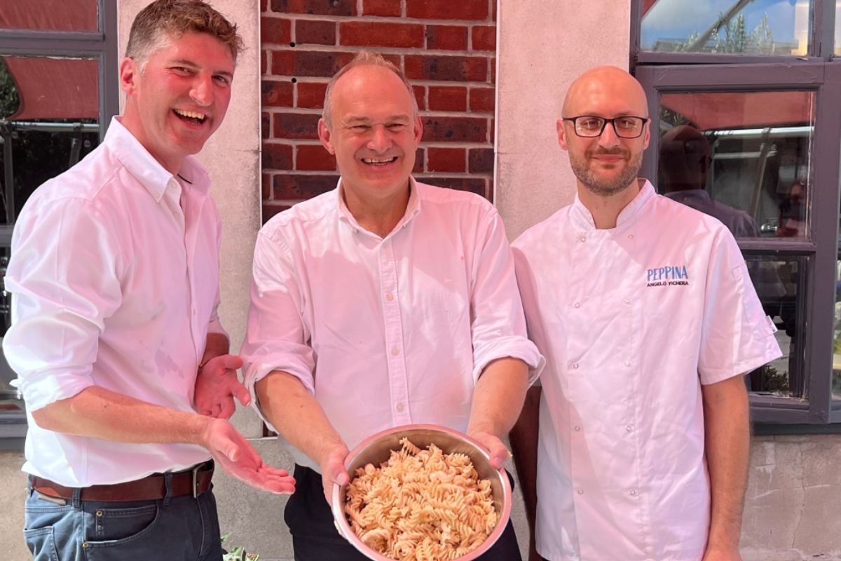 EdwardMorelloWD's tweet card. The Liberal Democrats leader paid a visit to a bakery in Dorchester as he called on the Government to back a campaign to support Dorset businesses