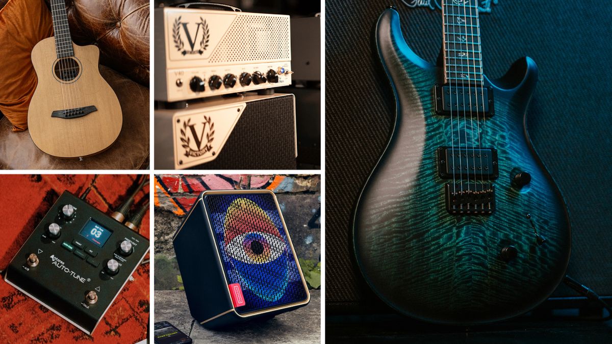 Guitarist_Mag's tweet card. All-new drops from PRS, Furch, Victory and more