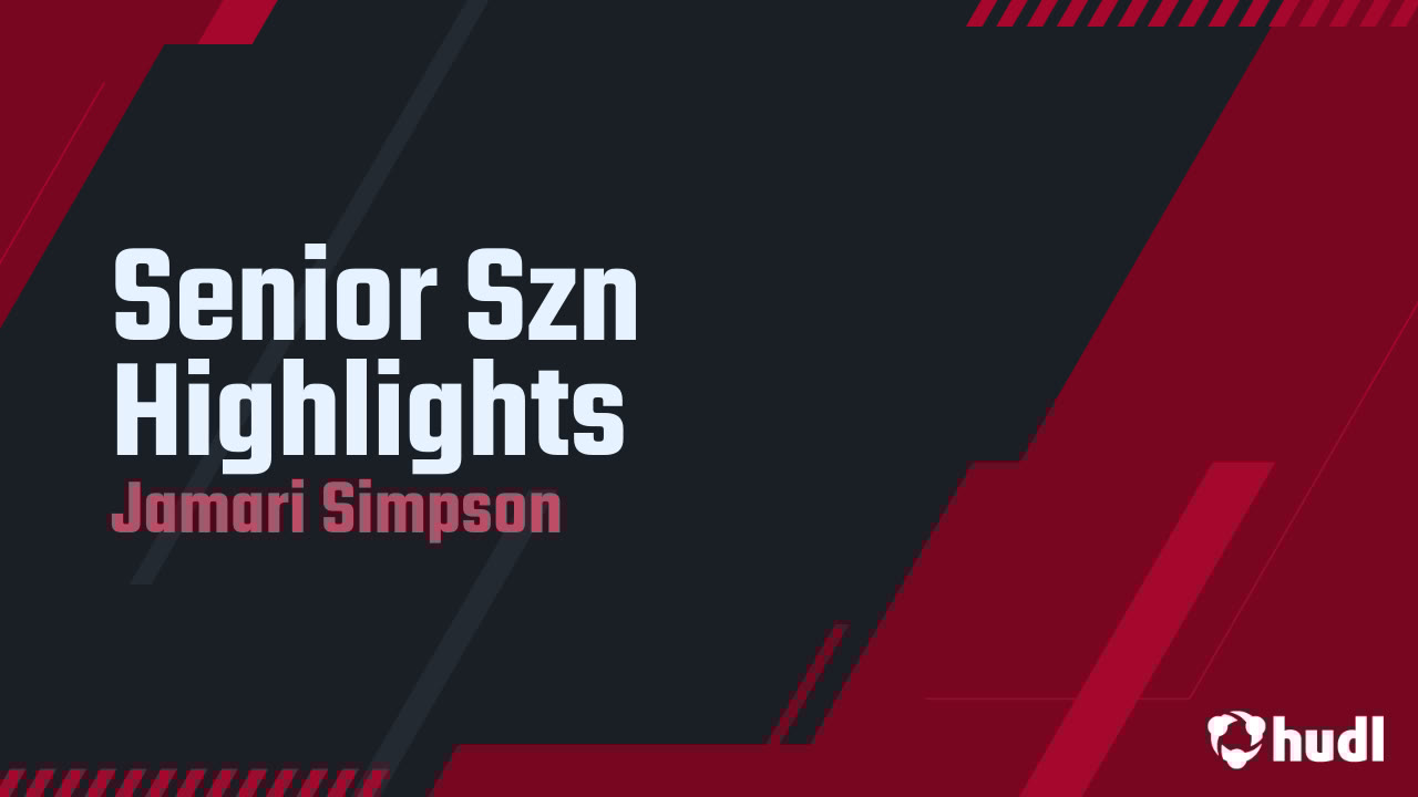Jamarisimpson8's tweet card. Senior Szn Highlights