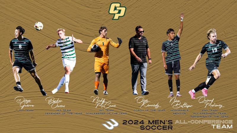 CPMensSoccer's tweet card. Six Mustangs Earn All-Big West Praise in Historic Haul