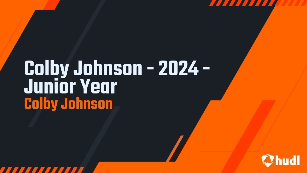 ColbyJohnson_26's tweet card. Colby Johnson - 2024 - Junior Year