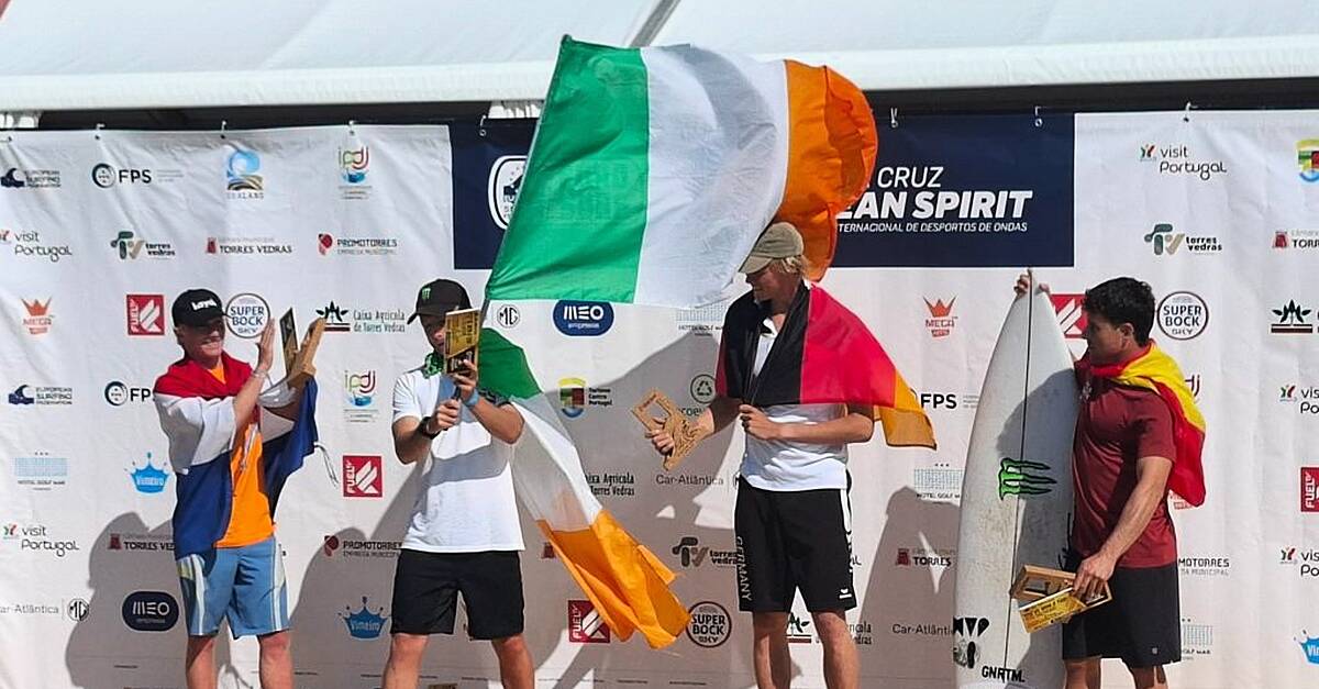 oceanfmsport's tweet card. A homecoming for Sligo's new European Surfing Champion Gearóid McDaid will take place this Sunday in Strandhill from 5pm