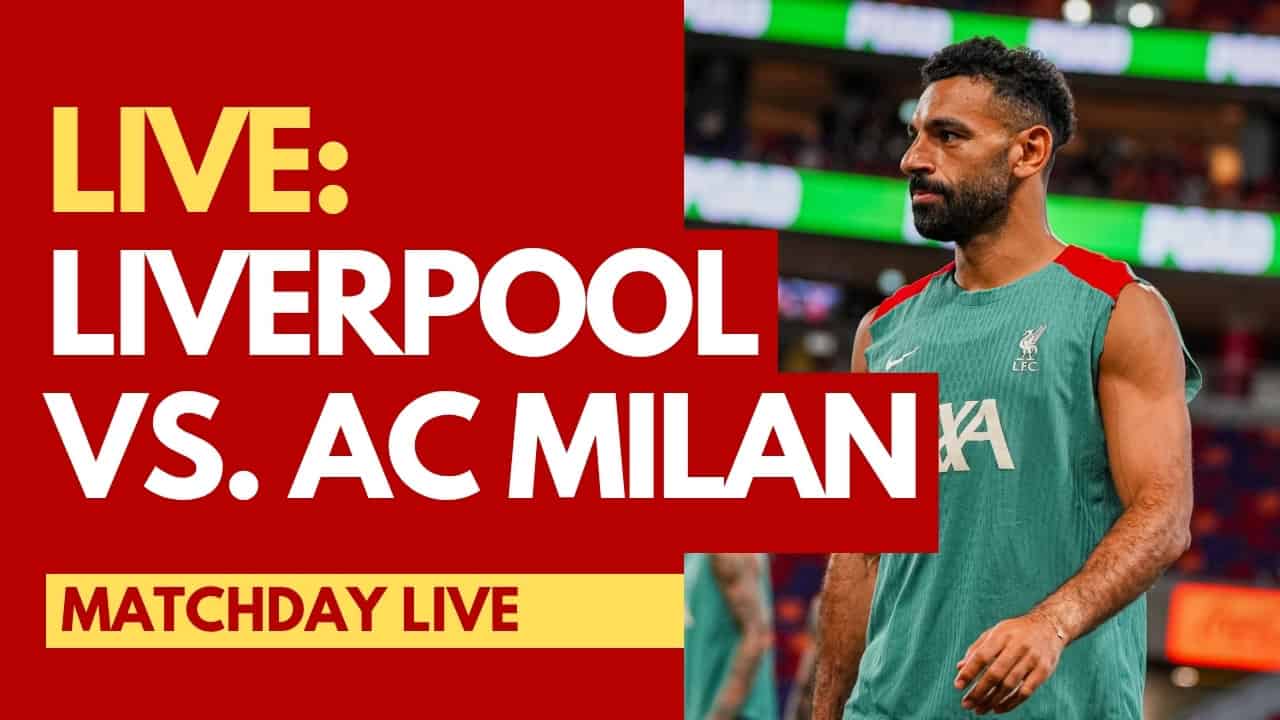thisisanfield's tweet card. Follow the match live with us here!