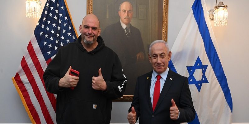 jackgoesvirtual's tweet card. Sen. John Fetterman didn’t follow the Israel Parliament vote to annex the West Bank. Other Democrats interviewed condemned the move.