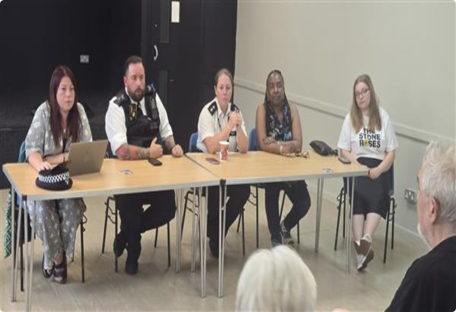 harrietspoor's tweet card. Officers and councillors from Heath Ward had meeting to discuss ongoing ASB and how we can prevent ...