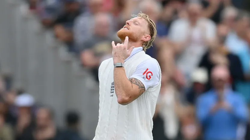 ICC's tweet card. Ben Stokes reached a special milestone on Day 3 of the fourth Test against India in Manchester.