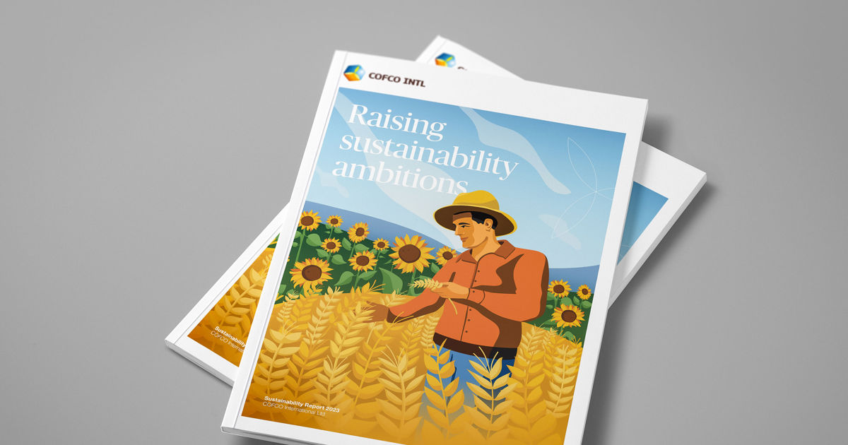 COFCOINTL's tweet card. COFCO International today publishes its 2023 Sustainability Report, raising its level of ambition with a new sustainability strategy and disclosing its progress on the environmental, social, and...