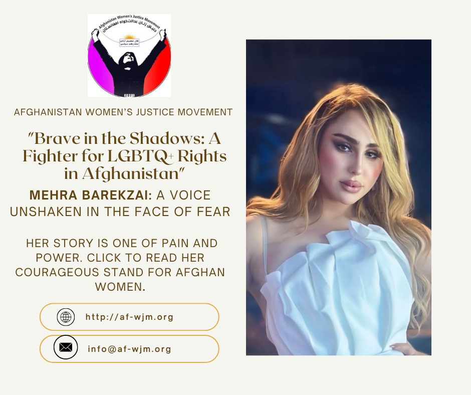 AFWJMovement's tweet card. Introduction Amid the towering walls of denial and hatred, voices have risen that not only bear witness to suffering but embody resilience. One such voice is that of Mehra Barkzai, a member of the...