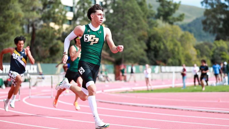 CalPolyTrack_XC's tweet card. EUGENE, Ore. — Vincent Atilano capped off a stellar freshman season on Friday at the USATF U20 Championships.