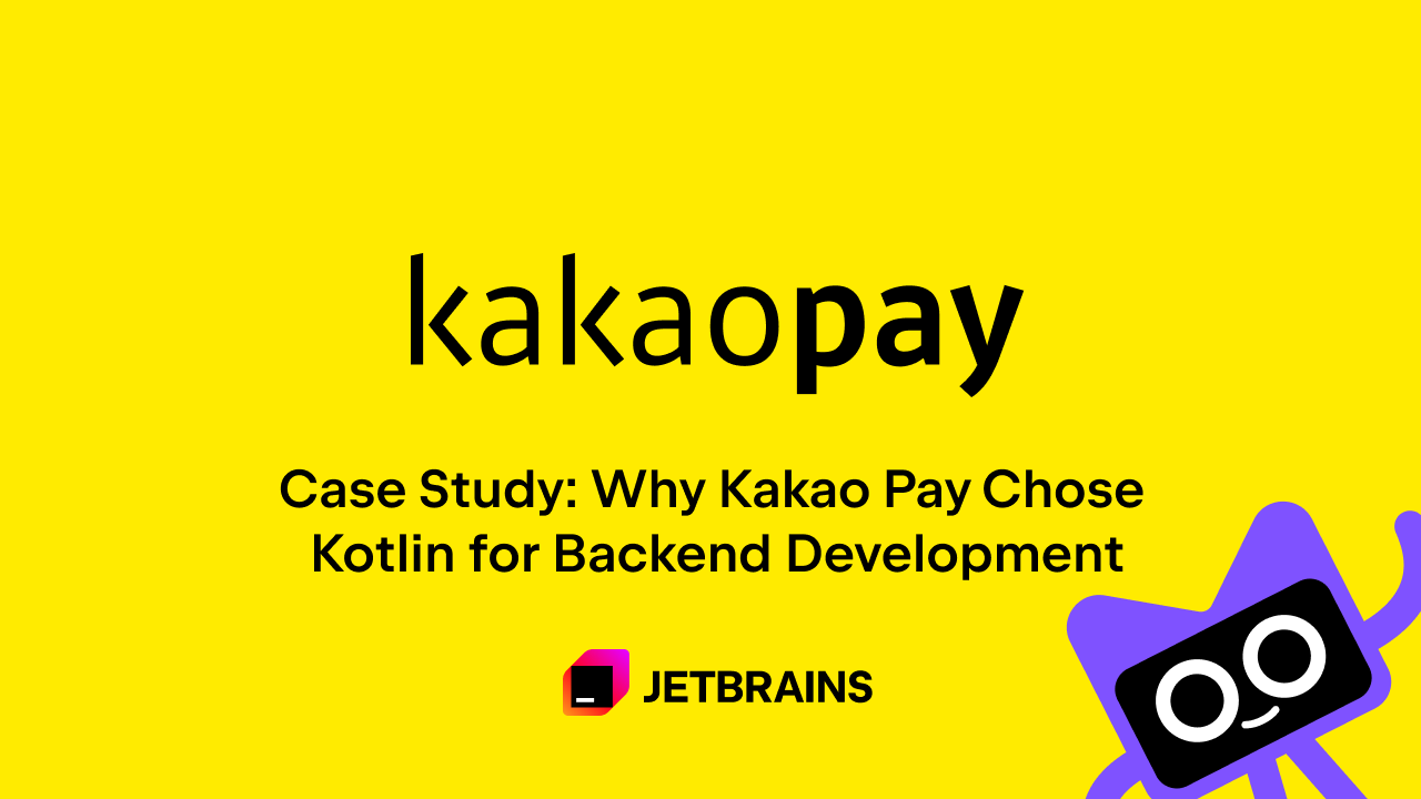 kotlin's tweet card. This blog post is a JetBrains translation of the original post by katfun.joy, a backend developer at Kakao Pay. Kakao Pay leverages Kotlin with Spring for backend development across various services,