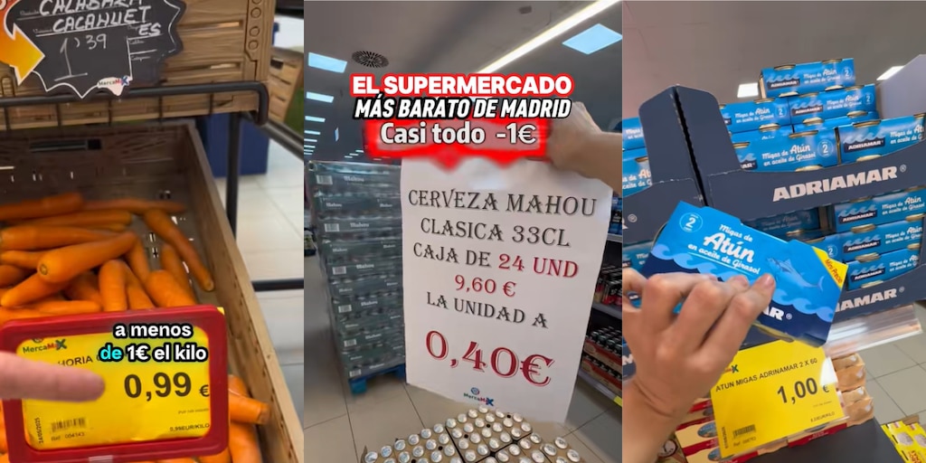 infobaees's tweet card. Este establecimiento vende artículos de alimentación, limpieza y cuidado personal a precios reducidos